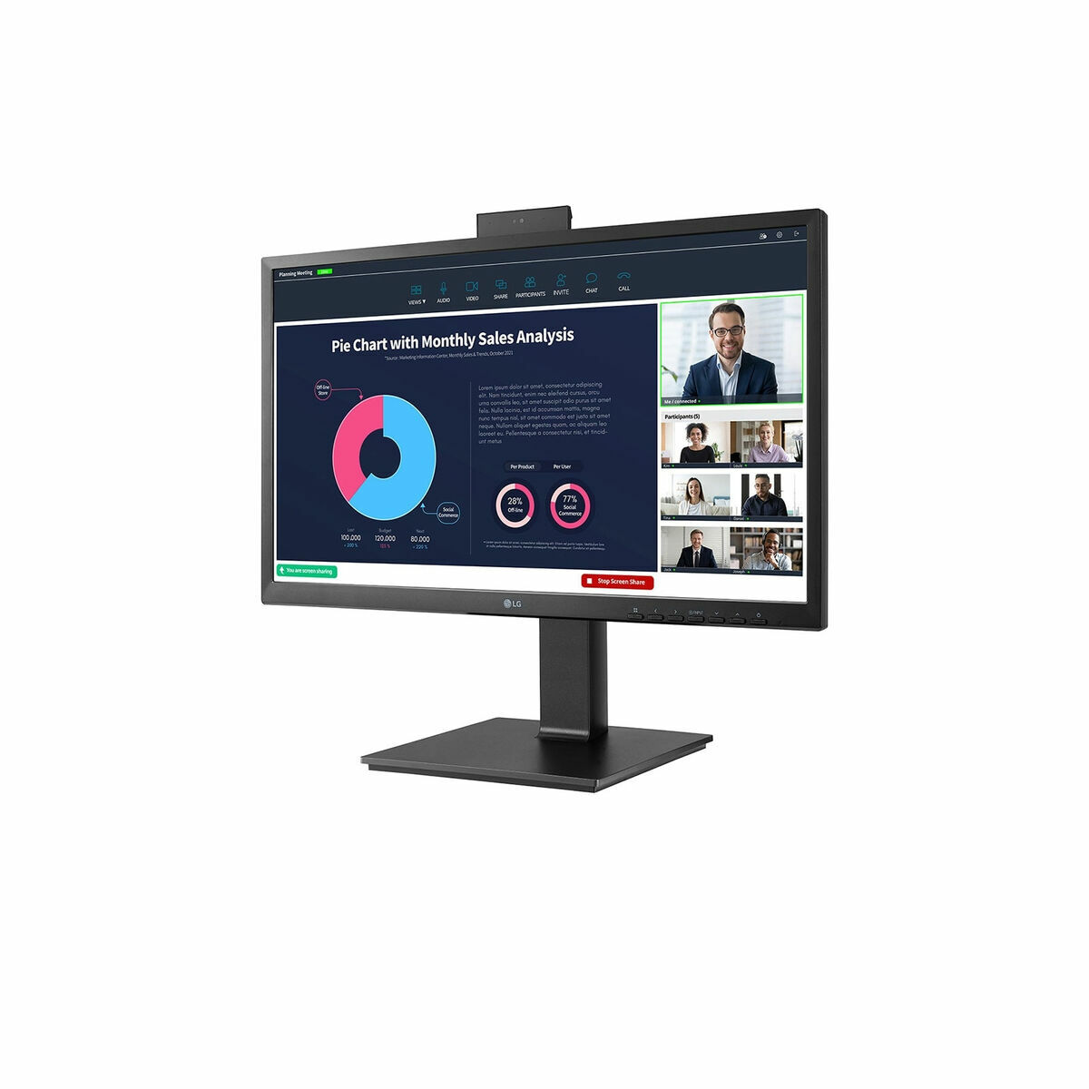 Skjerm LG 24BP75CP-B 24" Full HD